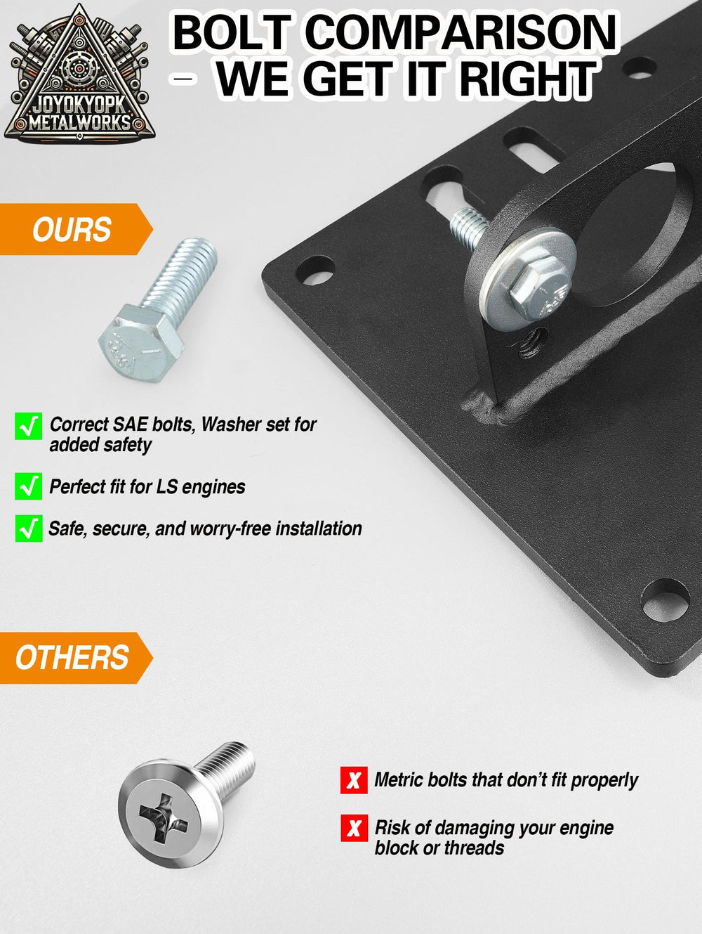 Generic JOYOKYOPK mounted on carburetor flange enabling easy hoist attachment