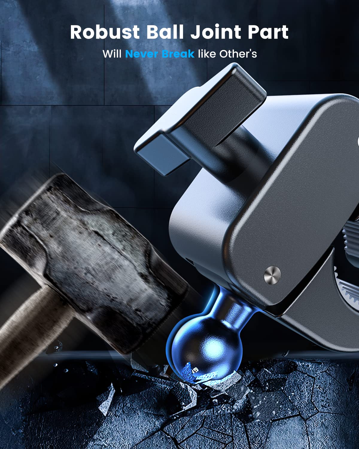 JOYROOM clamp cushioning protecting phone and handlebars from scratches