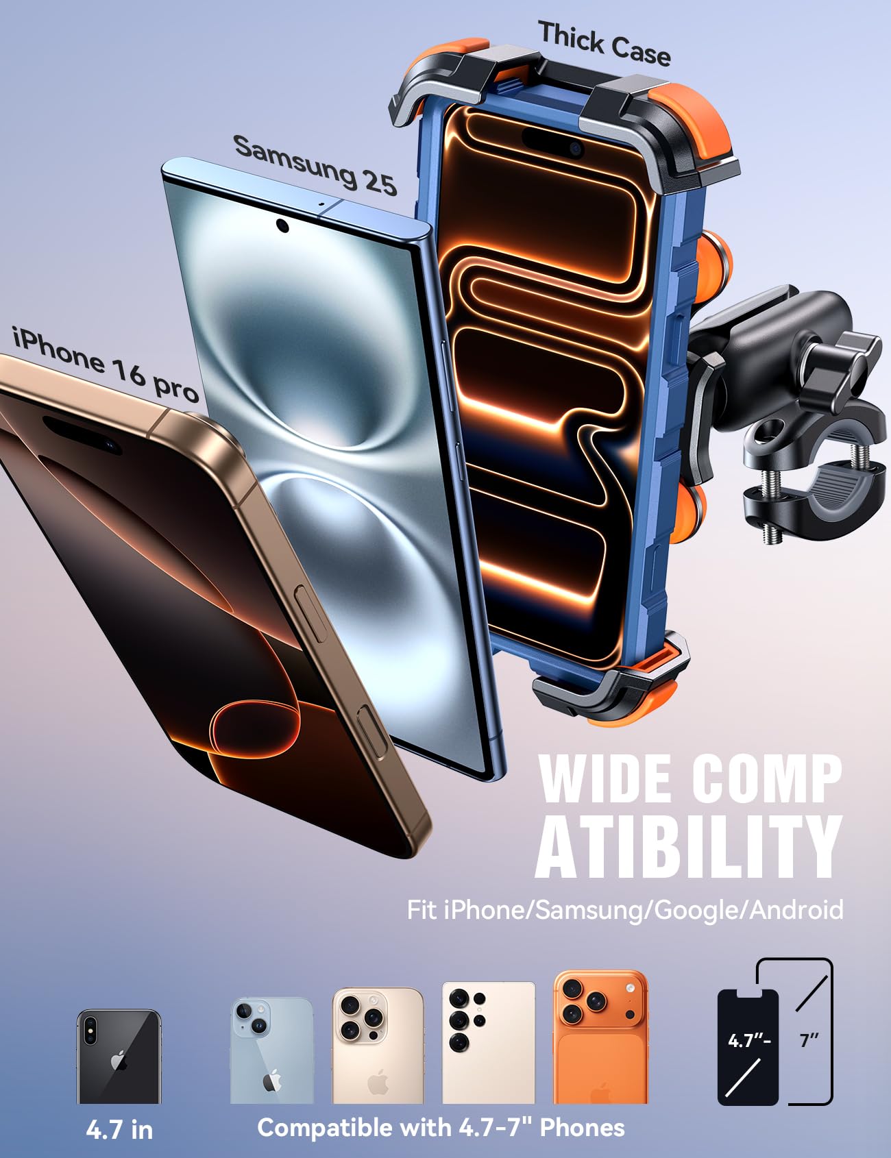 joyroom phone in landscape for GPS on scooter improving hands-free navigation