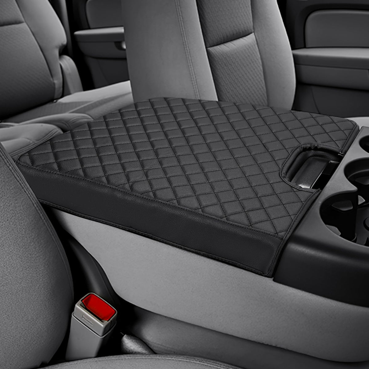 JOYTUTUS front view of center console cover showing full fit and finish