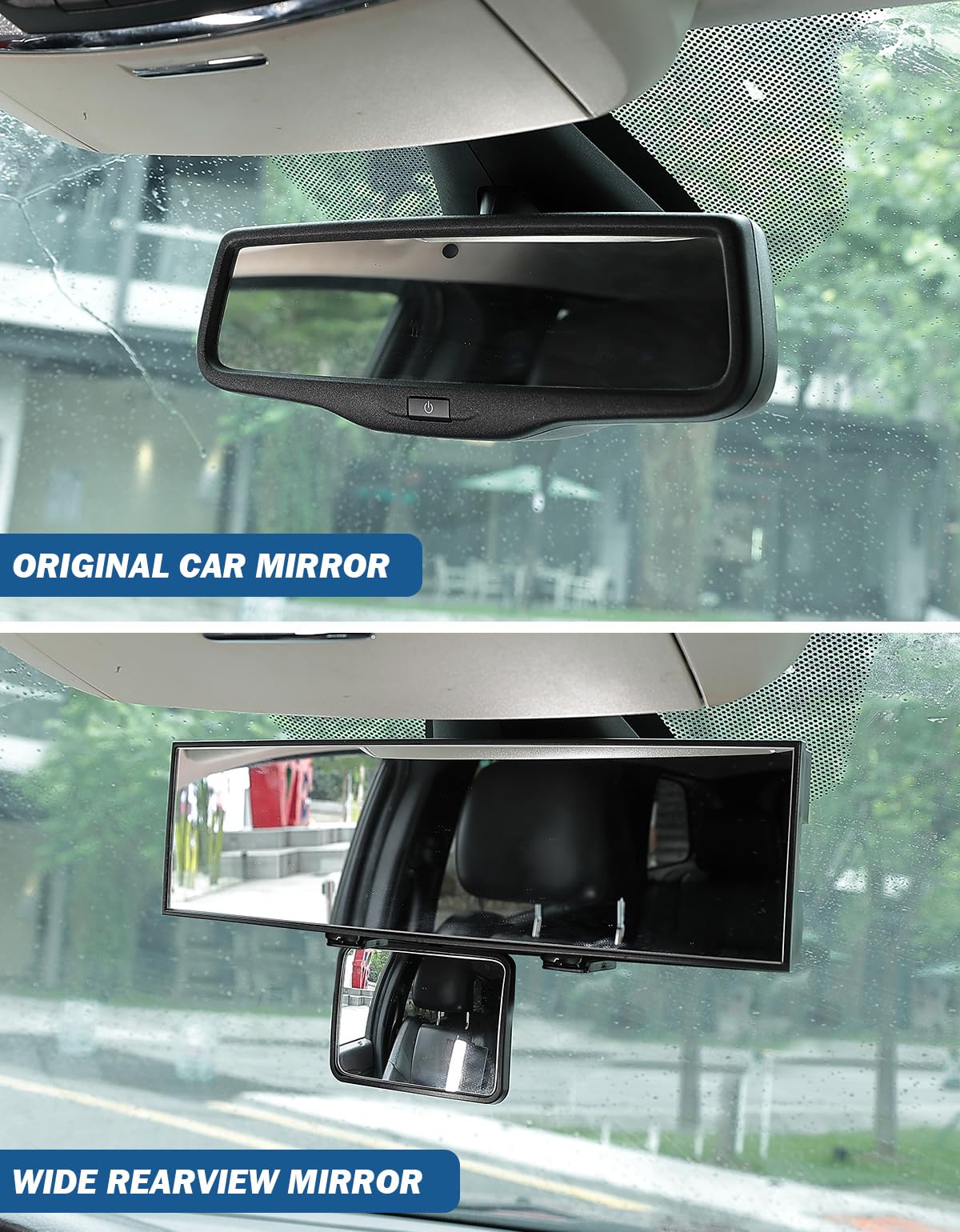 JOYTUTUS detachable baby mirror close-up for quick passenger checks