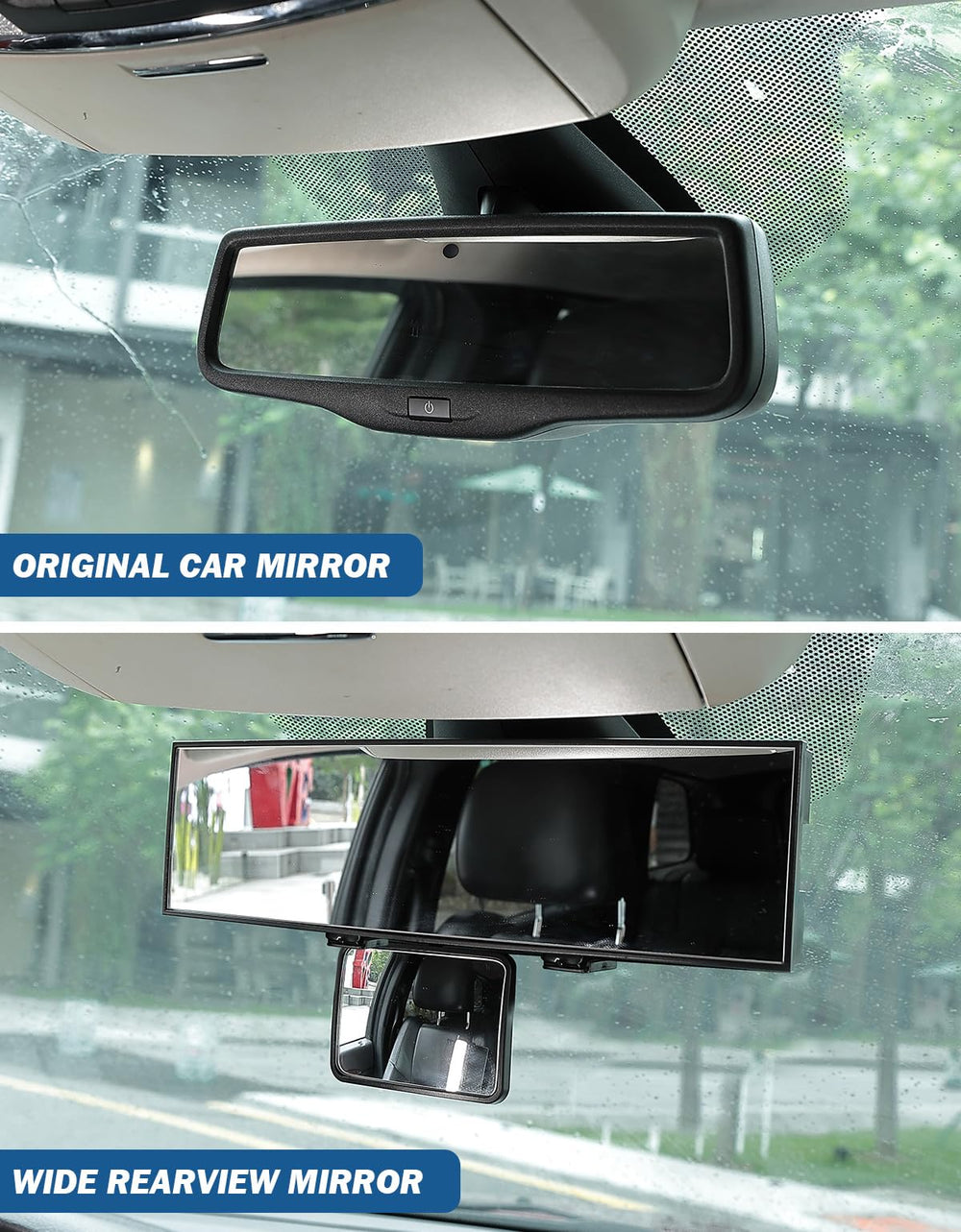 JOYTUTUS detachable baby mirror close-up for quick passenger checks