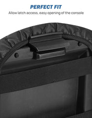 JOYTUTUS elastic strap under console secures cover and prevents slipping