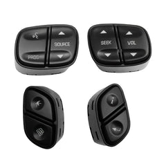 JOYTUTUS front view of replacement steering wheel switches showing fit and finish benefit
