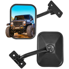 JOYTUTUS front view of both mirrors showing secure mount and clear visibility