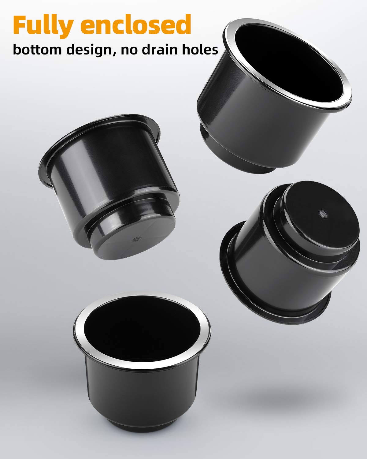JOYTUTUS insert installed in RV cup well for stable drink placement