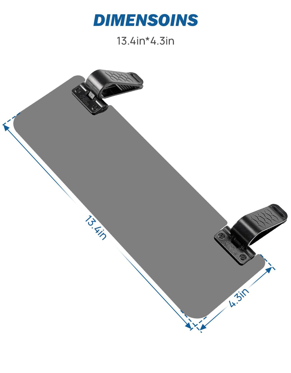 JOYTUTUS passenger-side installation reducing front-seat glare