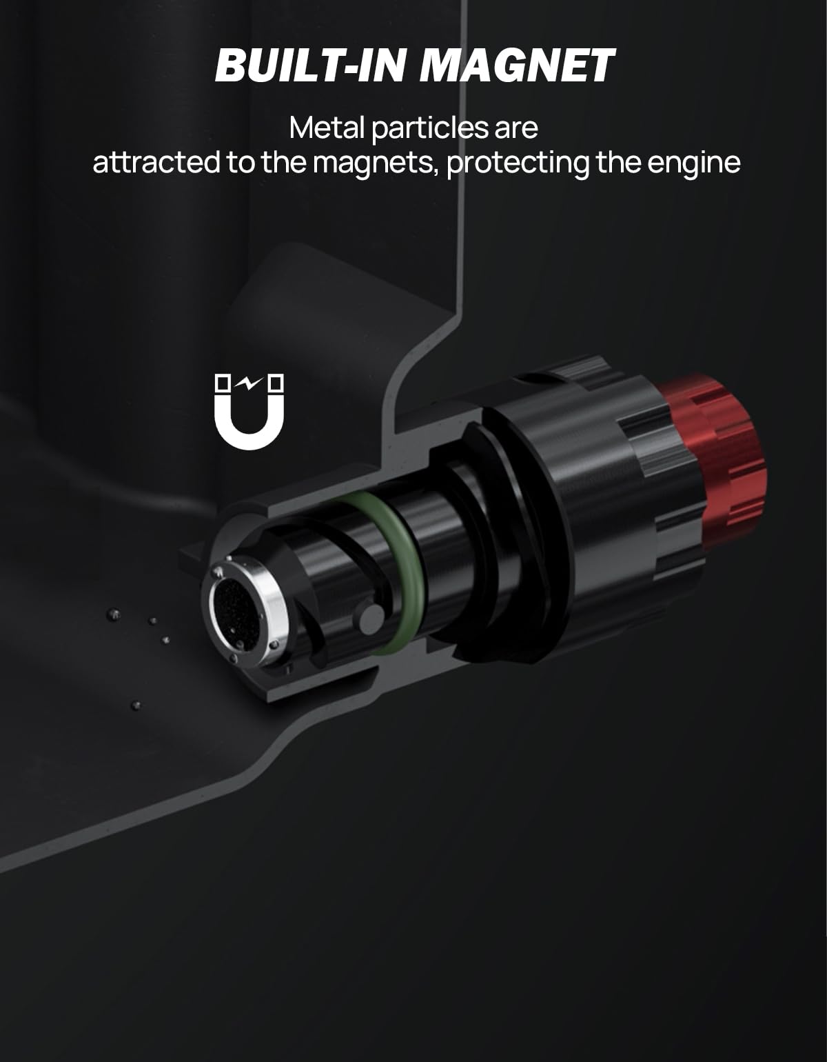 JOYTUTUS valve beside OEM plastic plug for scale, confirms correct fitment