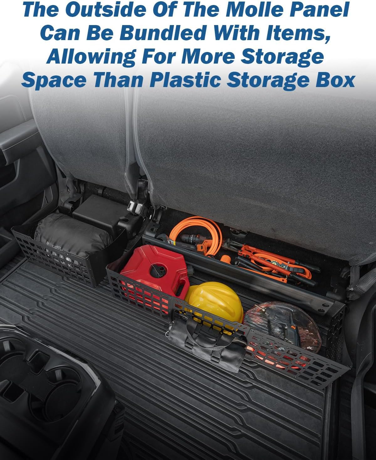 JOYTUTUS side profile installed under seat showing space-saving benefit