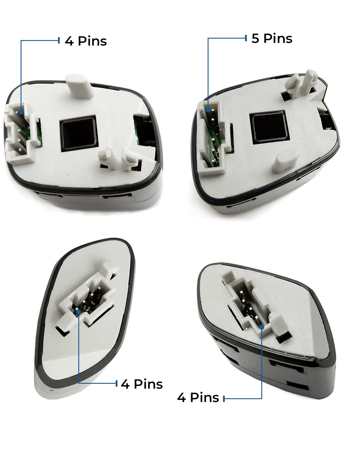 JOYTUTUS side profile showing mounting tabs for easy snap-in installation benefit