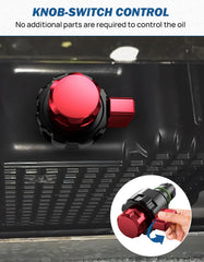 JOYTUTUS valve installed under F150 oil pan, easy bolt-on replacement