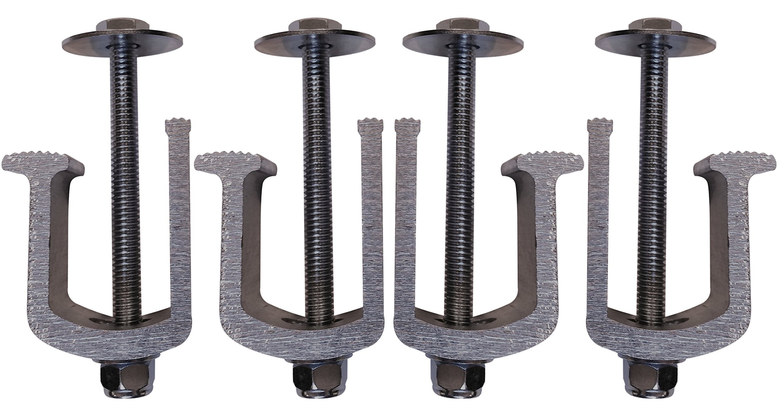 JQuad front packaging of Easy Mount clamps showing kit completeness and durability