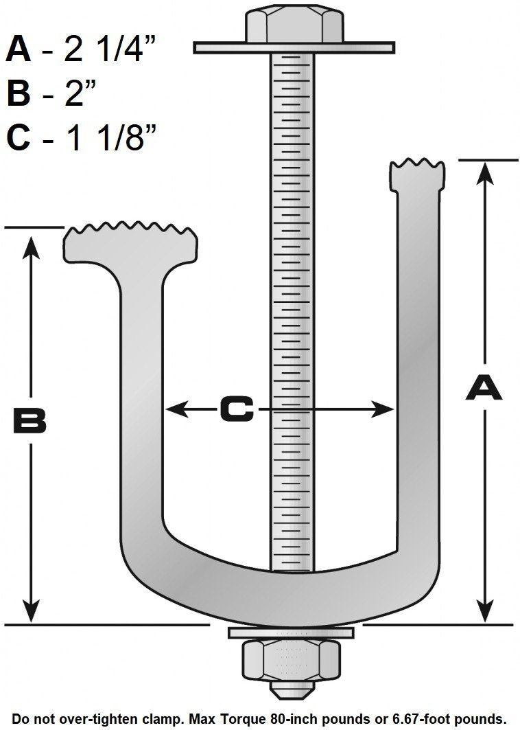 JQuad clamp being tightened by mechanic illustrating fast, tool-based installation