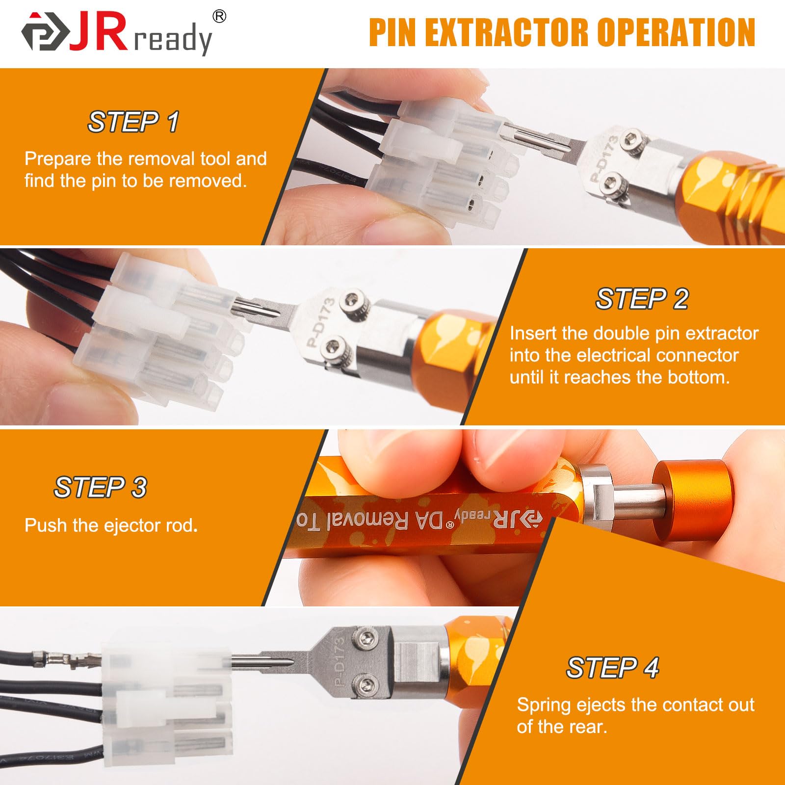 JRready tool next to ruler illustrating compact size for tight spaces benefit