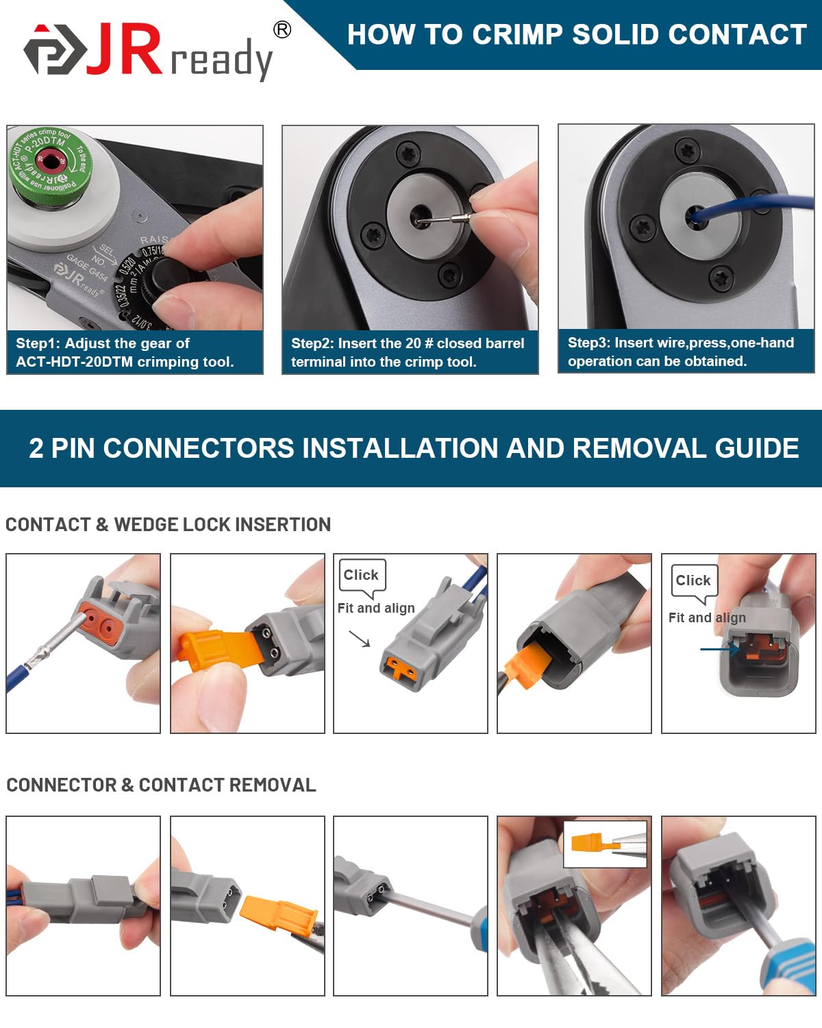 JRready connector installed under car hood showing heat and oil resistance