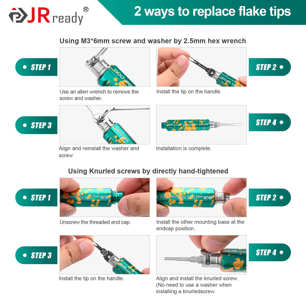 JRready kit on a workbench in use by technician for efficient connector service
