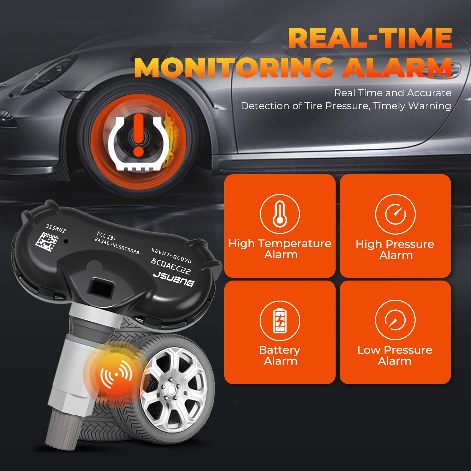 Jsueng sensor being activated with a TPMS tool, simplifies relearn process