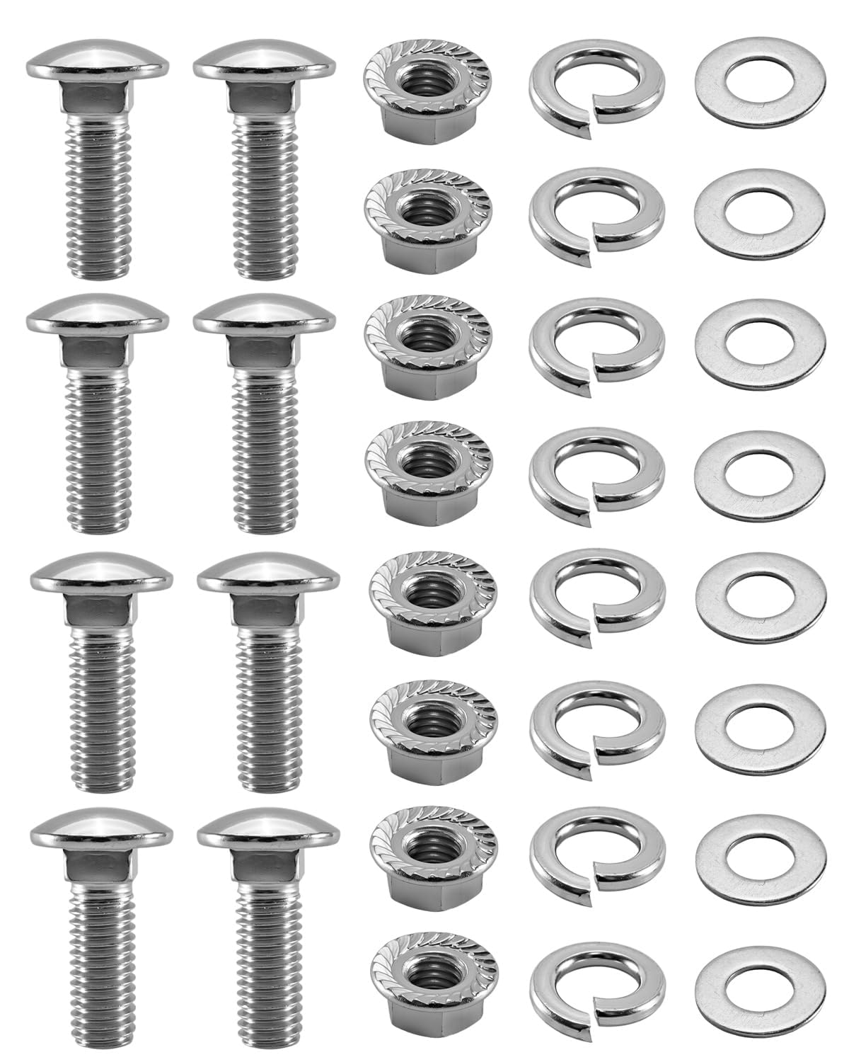 JUFWKO front bumper kit packaging showing full 32-piece set and benefit of complete replacement