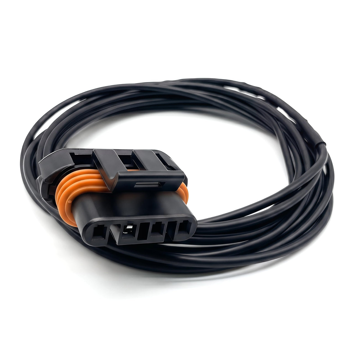 JUNRUO front connector view showing plug shape and reliable fit