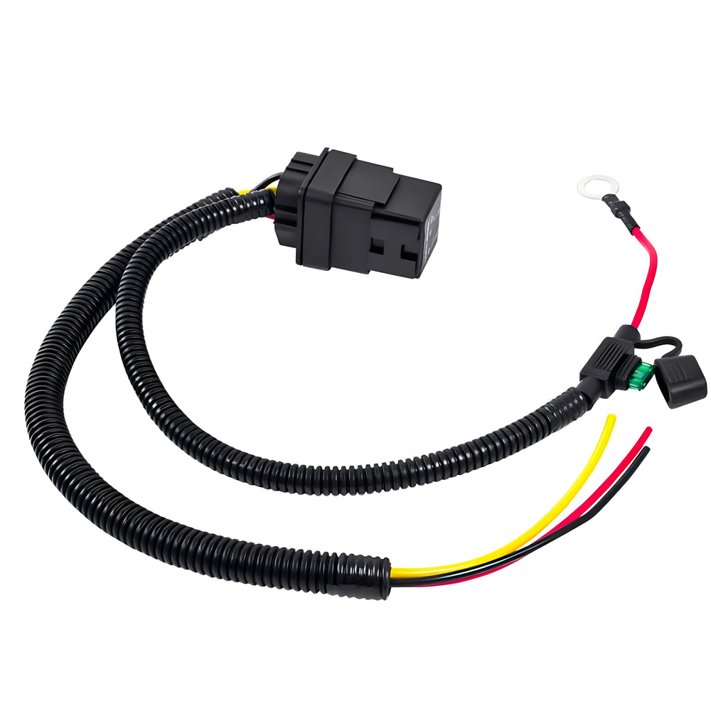 JUNRUO relay kit held in hand to show compact size and quick-fit benefit