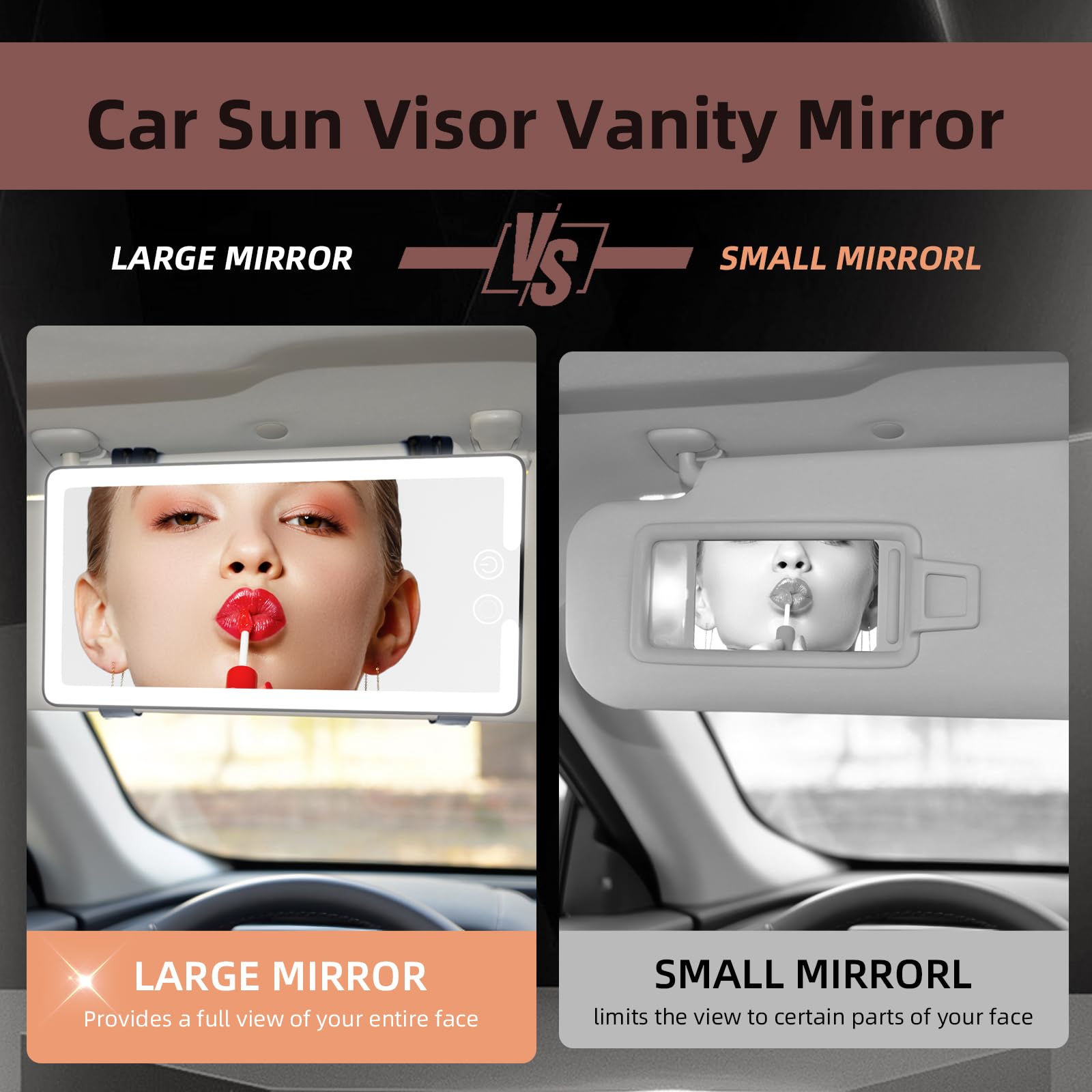 Junyaoxuan mirror in use for makeup application offering even illumination