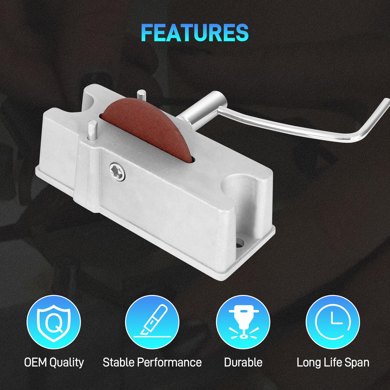 JURPLIX replaceable wheel and hardware for simple maintenance and swaps