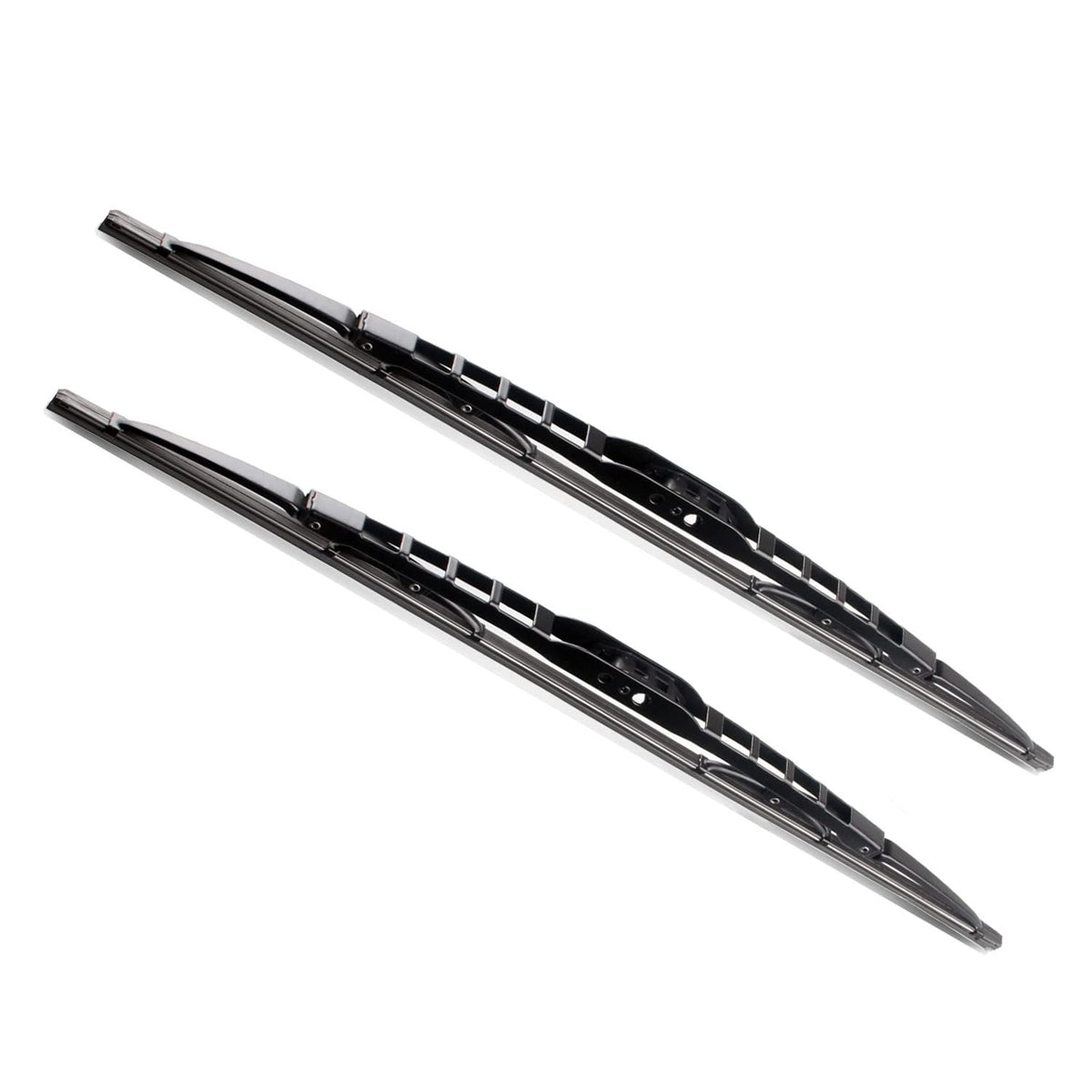 JustCar front packaging of 17-inch blades showing model and fit benefits