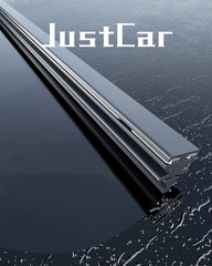 JustCar blades installed on Toyota Tacoma windshield for improved visibility