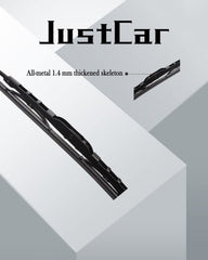 JustCar metal frame close-up highlighting sturdy construction and stability