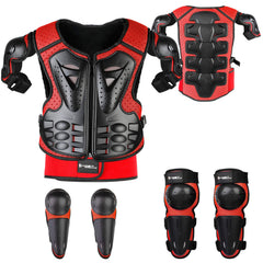 JUSTDOLIFE front view chest protector showing fitted coverage and comfort