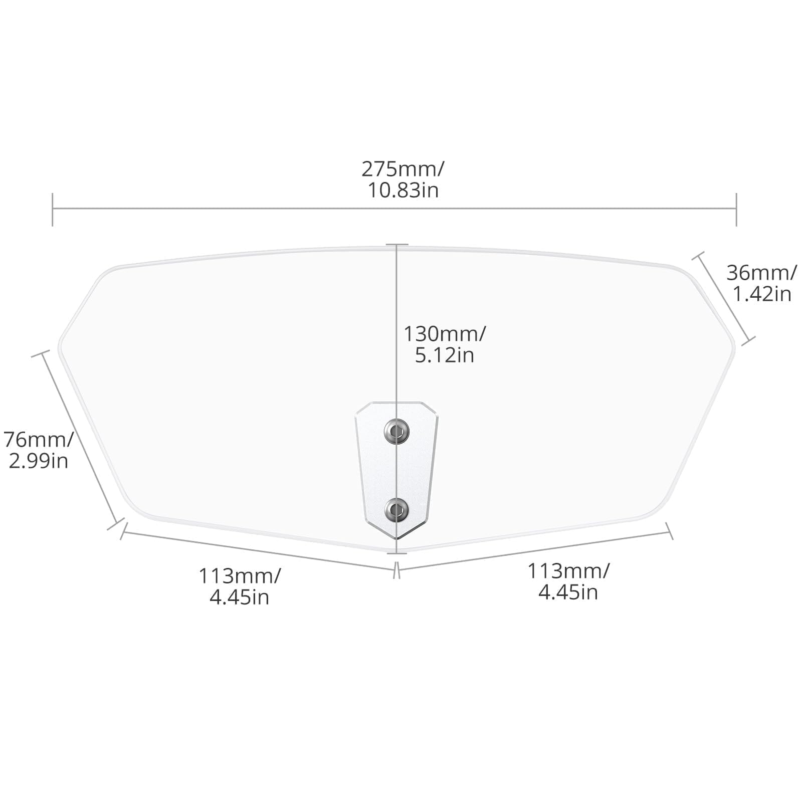 Justech angled view of silver bracket showing sturdy support