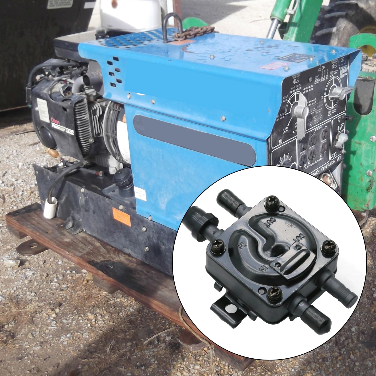 JUUDDENPARTS valve installed in pump illustrating easy replacement benefit