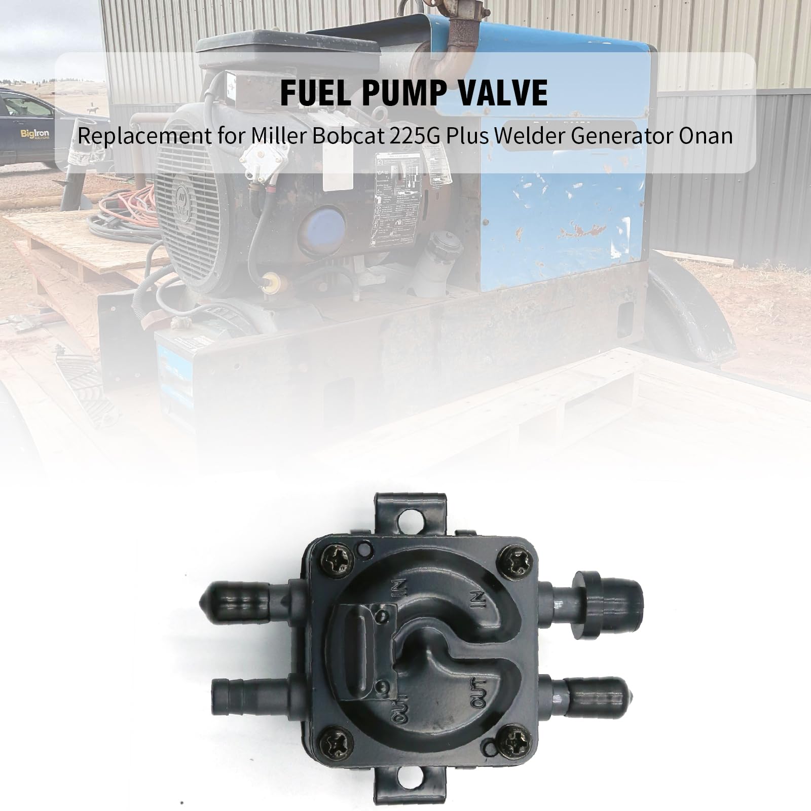 JUUDDENPARTS valve next to ruler showing compact size advantage