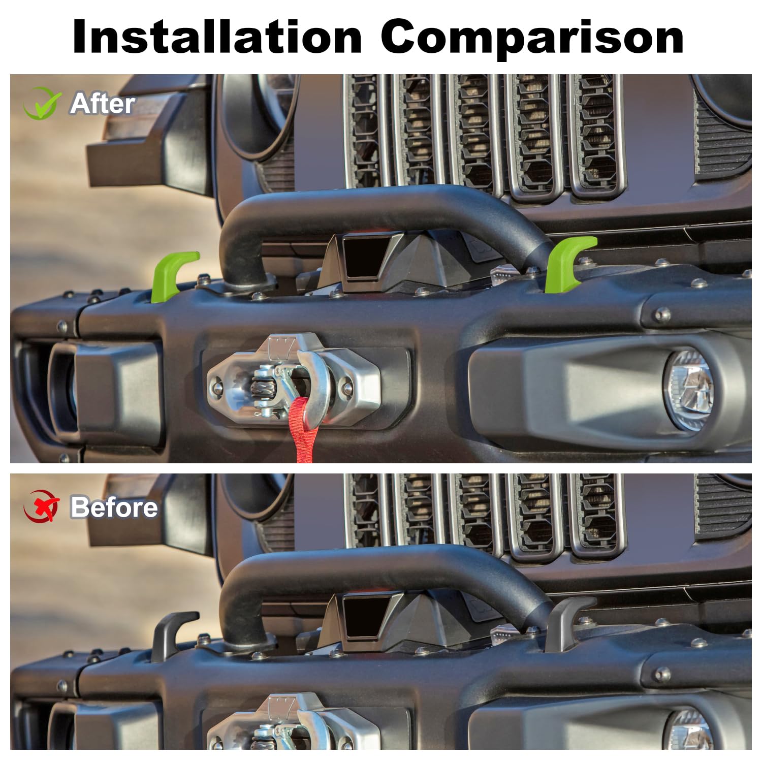 JWWY installed cover on Jeep showing neat appearance and debris prevention