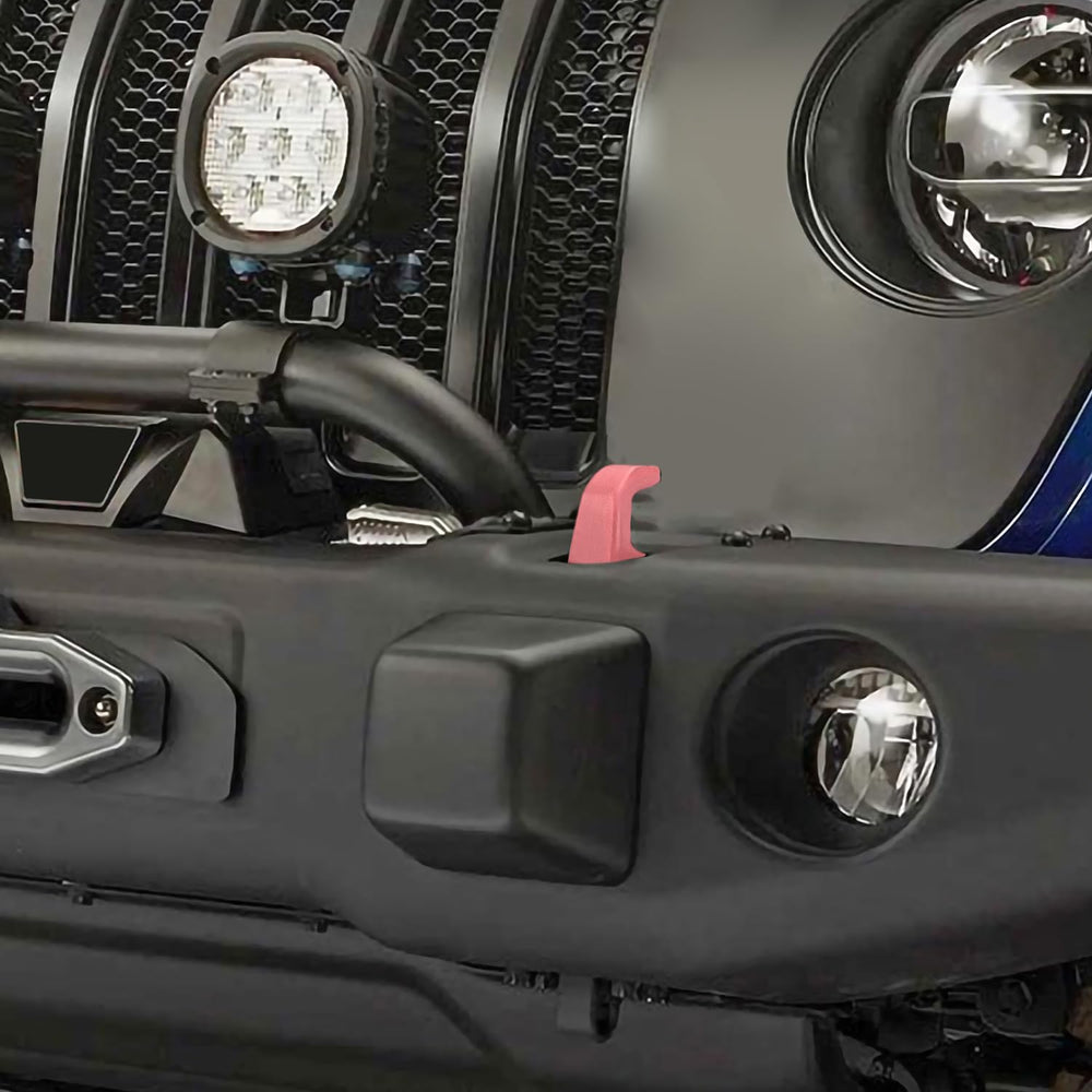 JWWY lifestyle shot of Jeep offroad front showing aesthetic and protective benefit