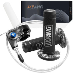 JXPANG front assembly showing complete throttle kit and clean finish for improved control