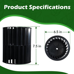JYINCPED blower wheel installed in RV rooftop unit demonstrating fit and airflow benefit