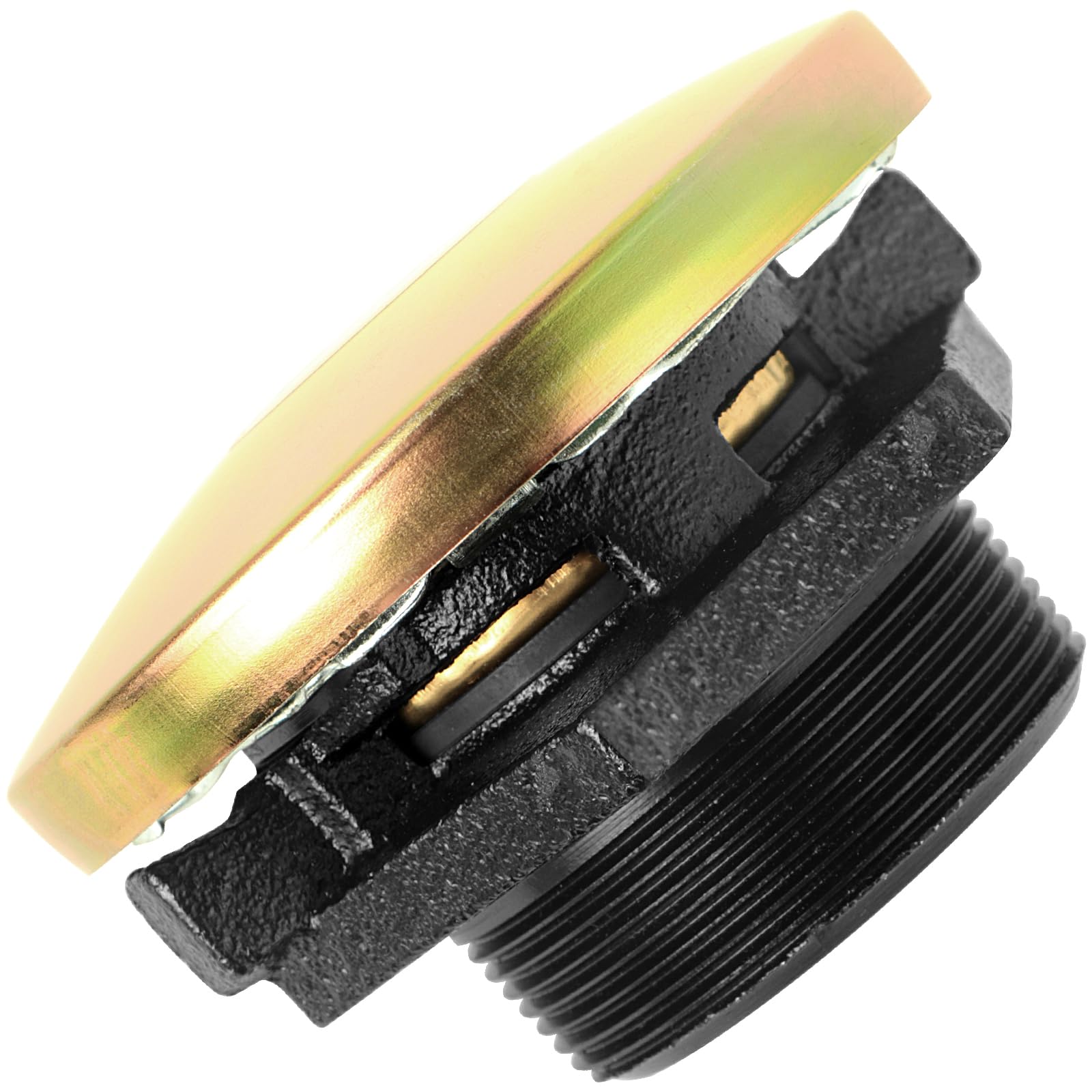 JYINCPED front view of vented transfer tank cap showing durable design and leak protection