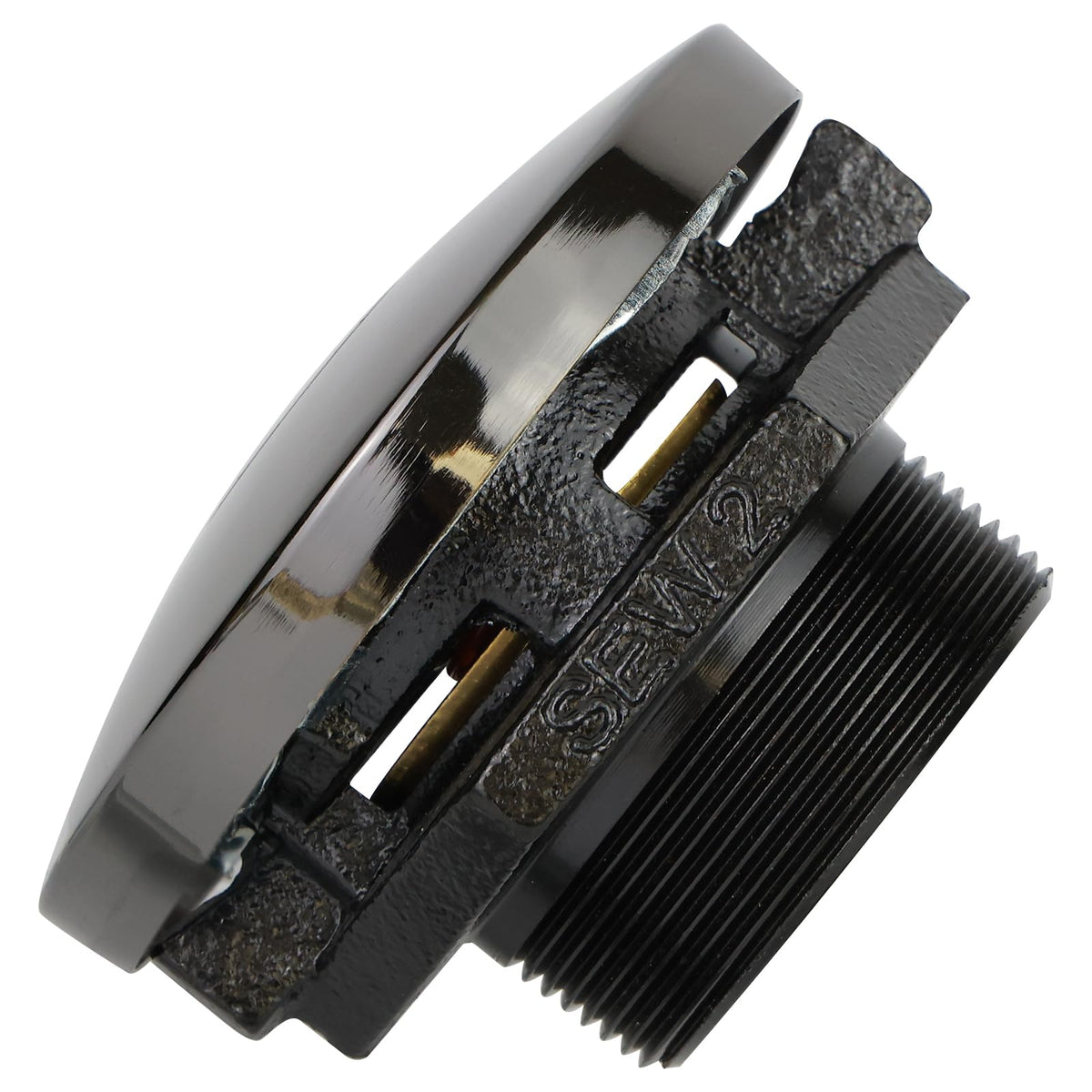JYINCPED front view of transfer tank cap showing secure design and easy use