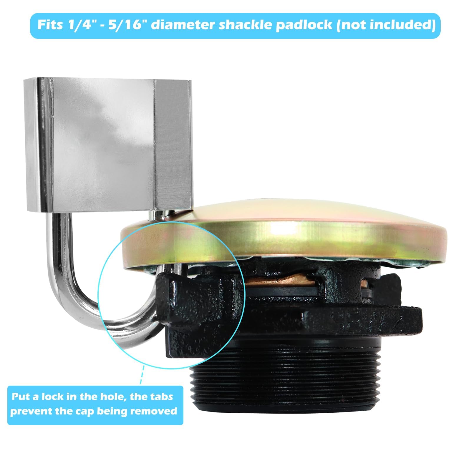 JYINCPED internal gasket and spring shown to highlight sealing and pressure control