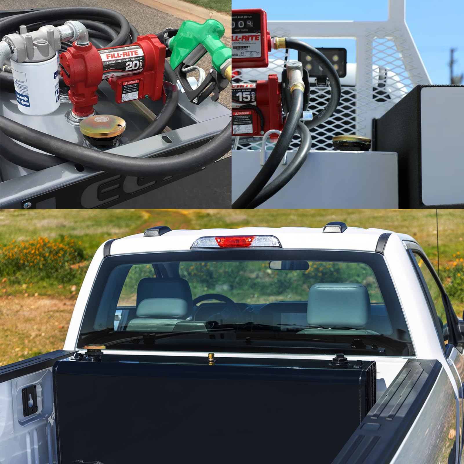 JYINCPED on a field truck transfer tank, suited for farm and commercial use
