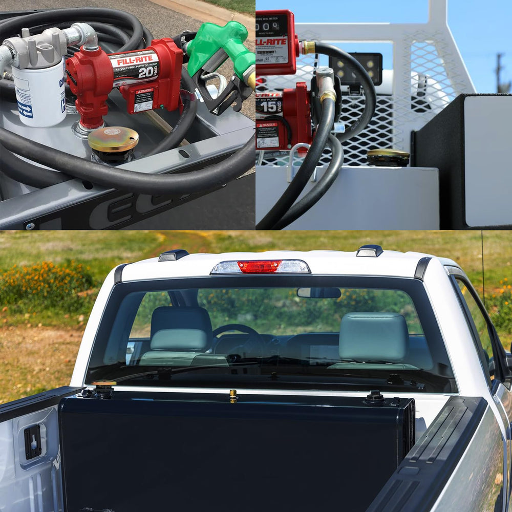 JYINCPED on a field truck transfer tank, suited for farm and commercial use