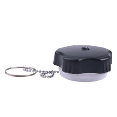 JZGRDN fuel cap top closeup highlighting grip for easy operation