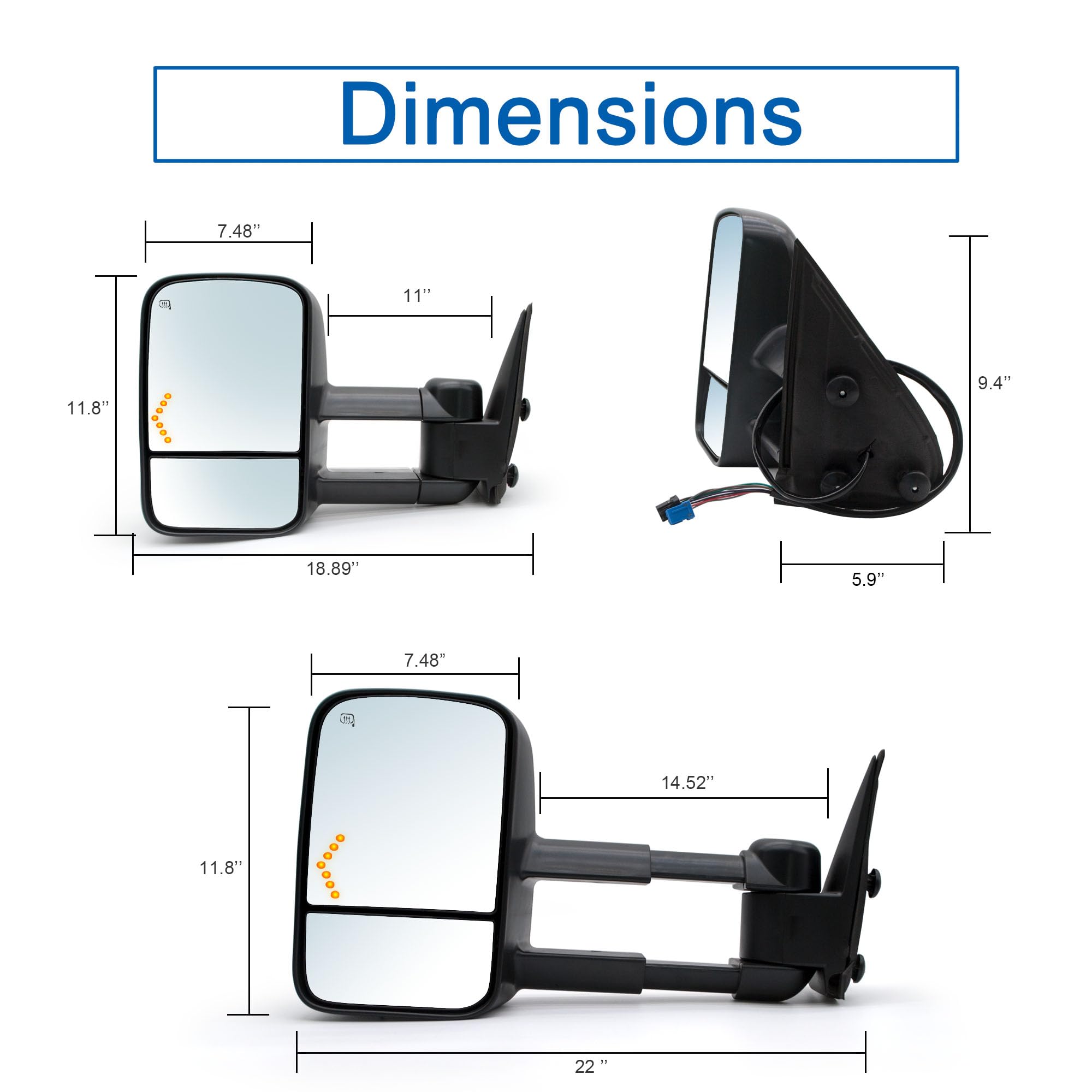 JZSUPER mirror next to hand for size comparison aiding purchase confidence