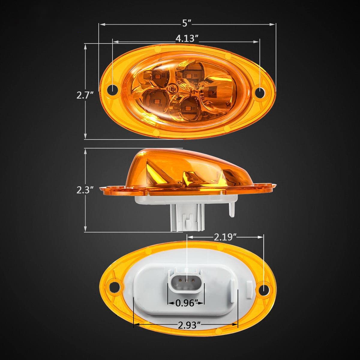 JZYZQBX size and dimensions overlay showing fitment accuracy for easy replacement