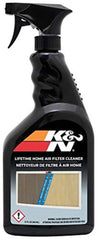 K&N 99-6010 front label pump bottle showing product identity and size benefits