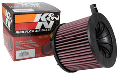 K&N front packaging showing model E-0646 and fitment benefits