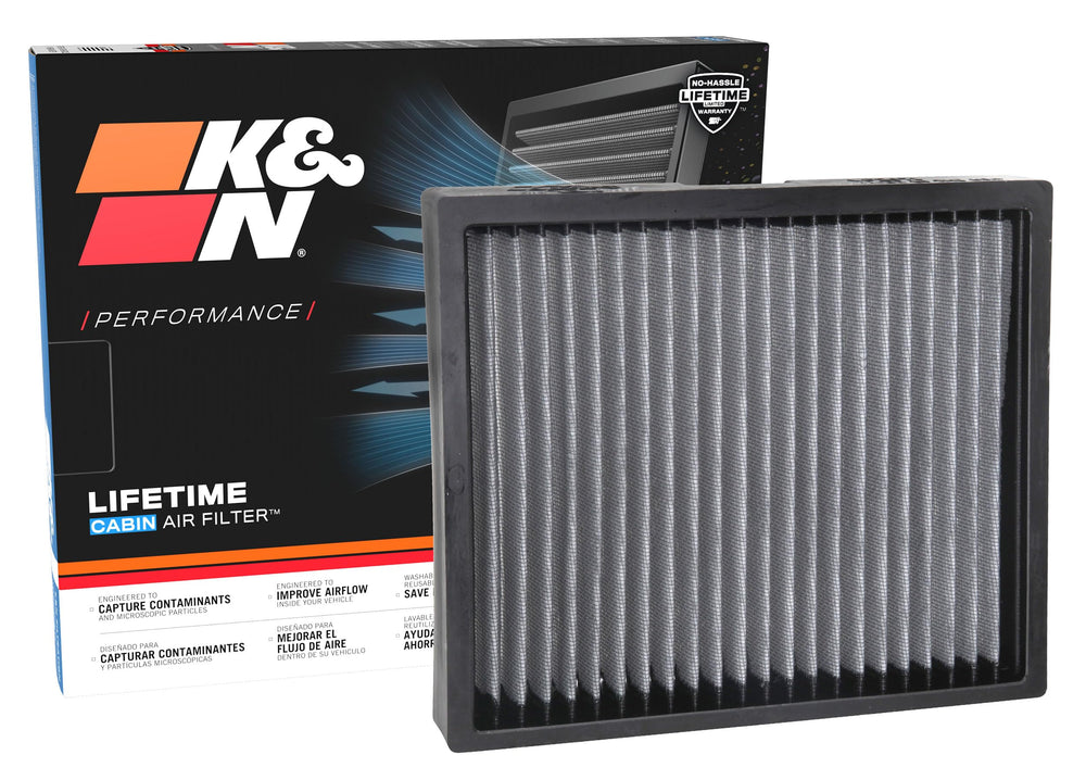 K&N VF2071 front packaging showing product and benefits