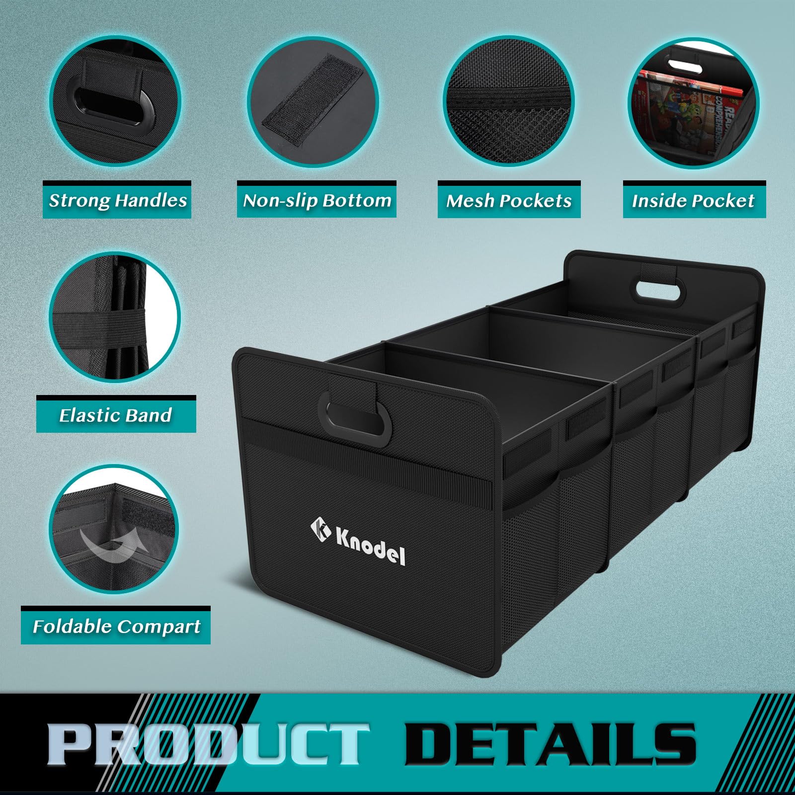 K KNODEL used in home foyer showing versatile storage beyond the car