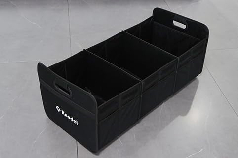 K KNODEL underside showing non-slip bottom for stable trunk placement